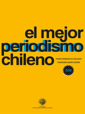 cover image of El mejor periodismo chileno 2016
